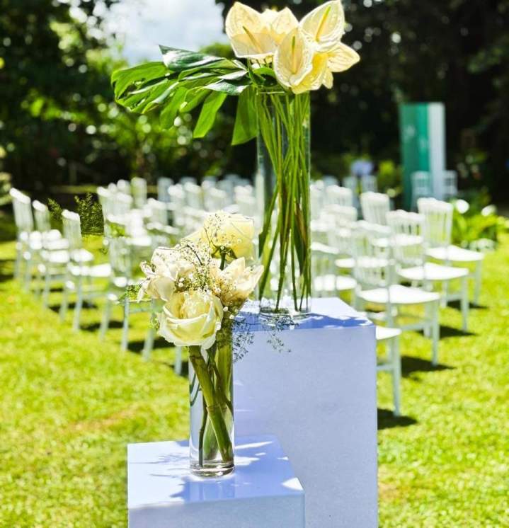 Décoration florale élégante Martinique